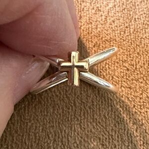 James Avery Cross of Faith Sterling Silver ring